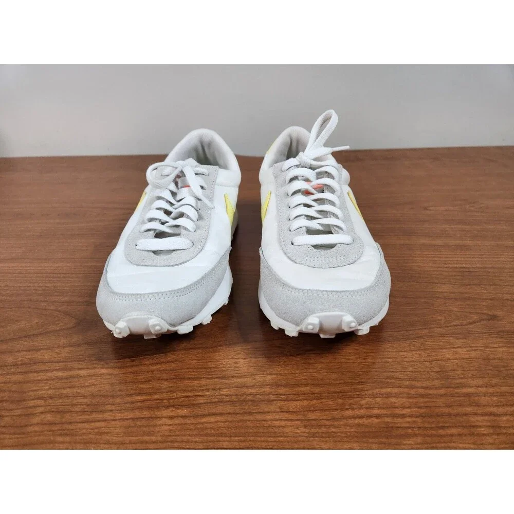Nike Women's Daybreak Ivory W/ Yellow Logo Sneakers Style #CK2351-104 Size 6.5